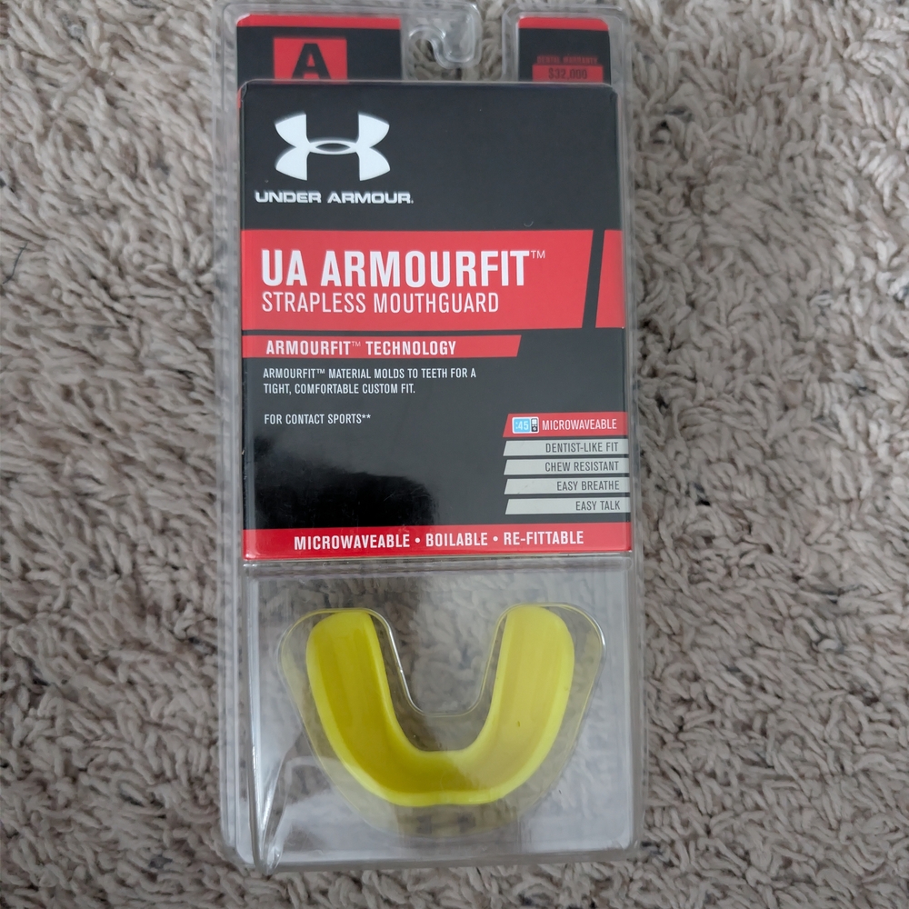 Under Armour Yellow ArmourFit Mouthguard